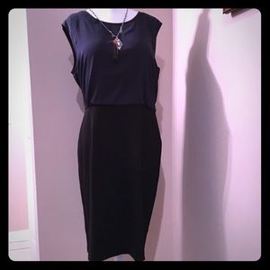 LOFT Mixed Media Dress